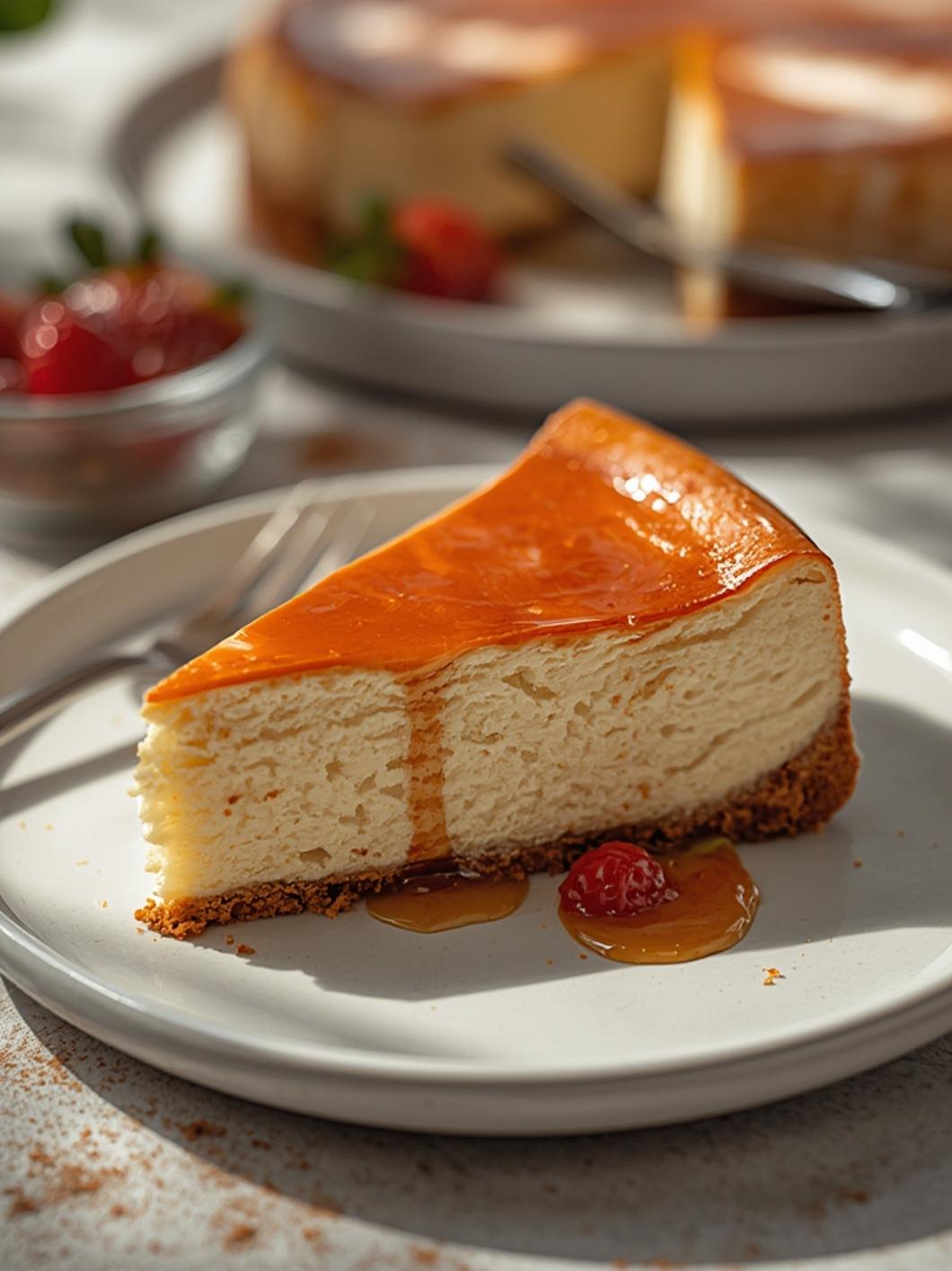 homemade cheesecake
